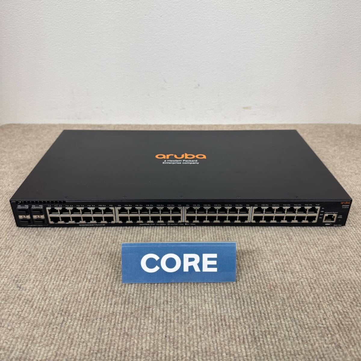 Aruba JL254A 2930F 48G 4SFP+ Ethernet Switch JL254-60001 初期化済み 動作品 [NW100]_画像1