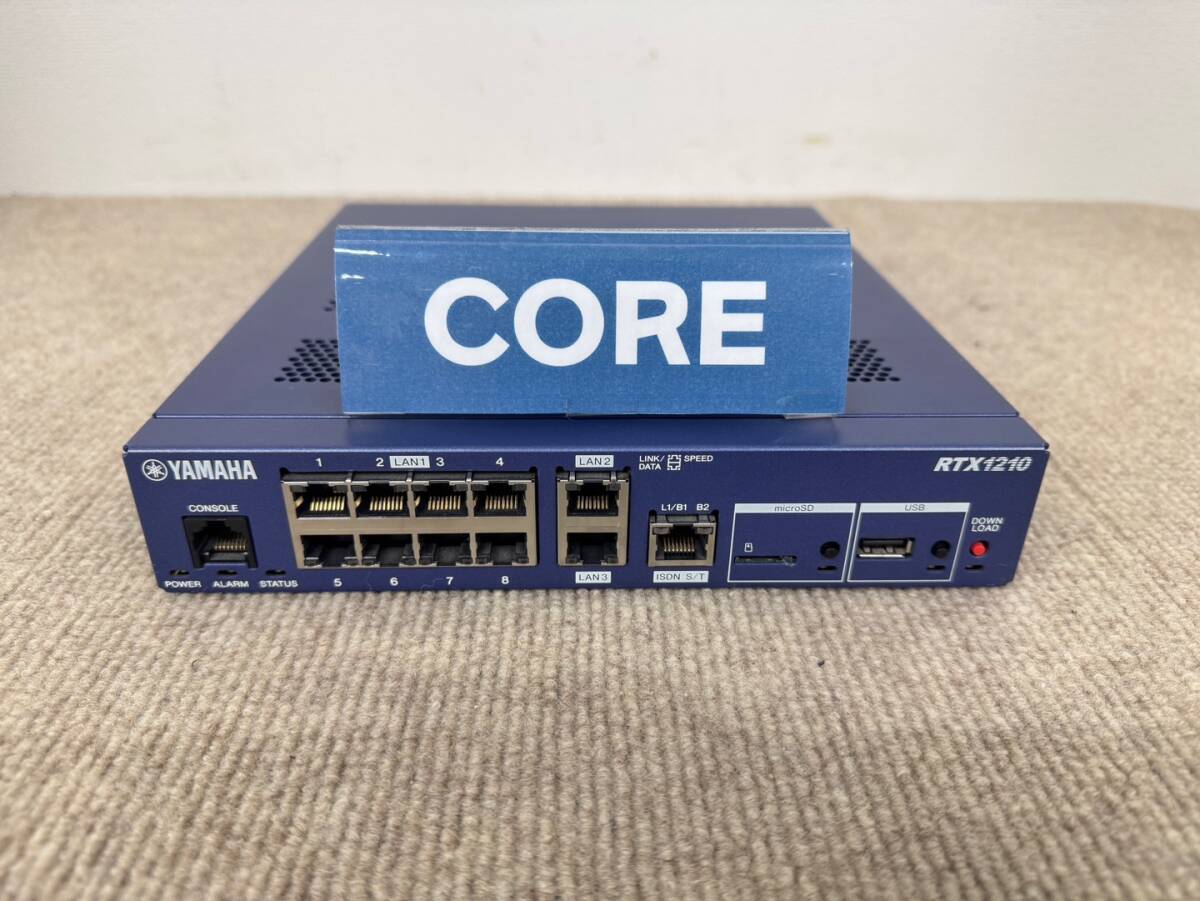 YAMAHA ヤマハ RTX1210 ギガアクセス VPN ルーター 動作確認済み 初期化済み [NW099]_画像1