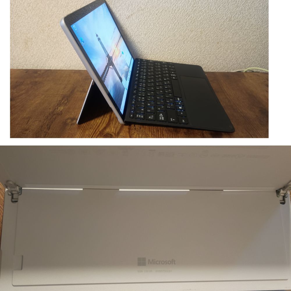 Surface Go 2 8GB/128GB 純正キーボード＆ACアダプター付 動作良好中古品 Windows11Pro タブレットPC　ノート　管理番号11B_画像2