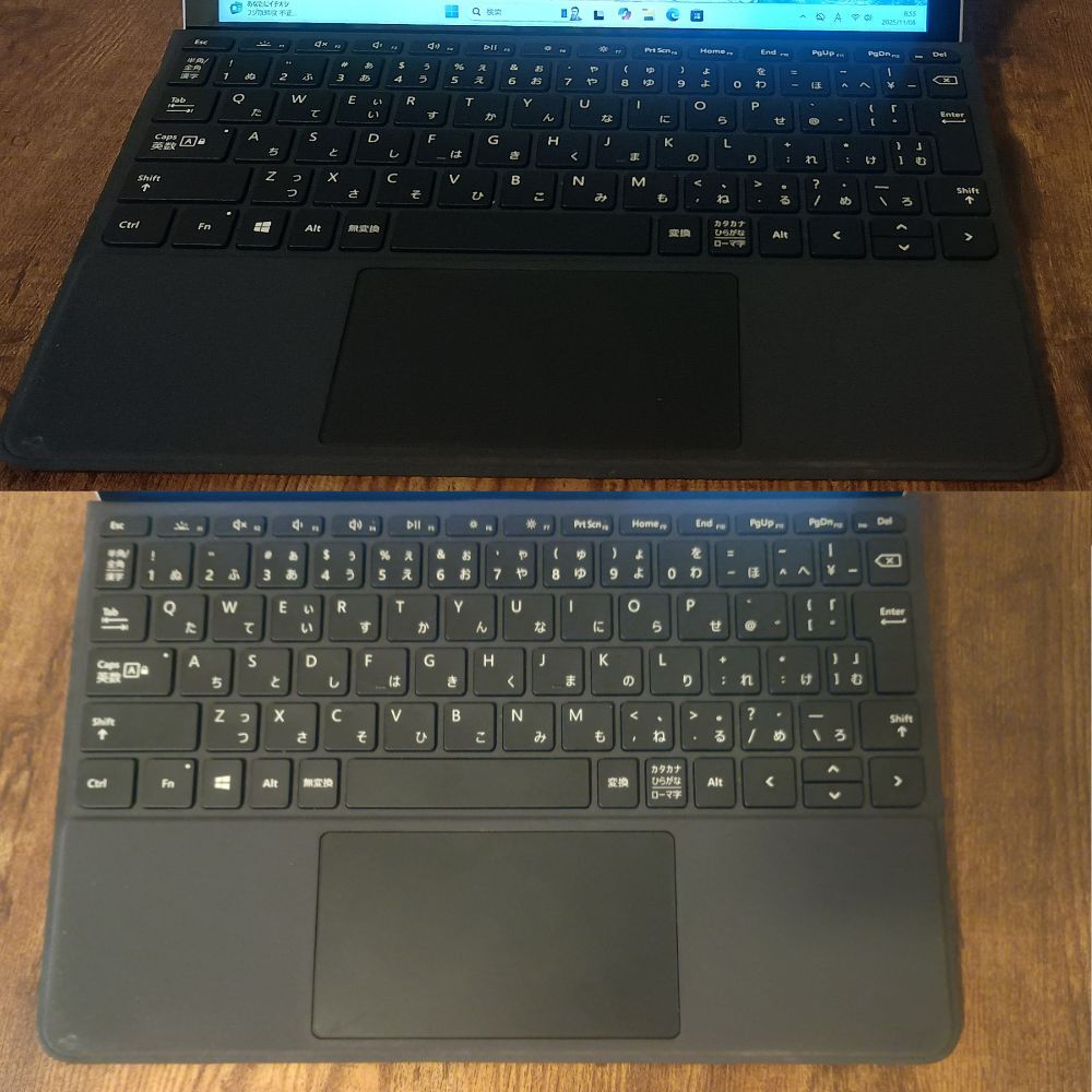 Surface Go 2 8GB/128GB 純正キーボード＆ACアダプター付 動作良好中古品 Windows11Pro タブレットPC　ノート　管理番号11B_画像5