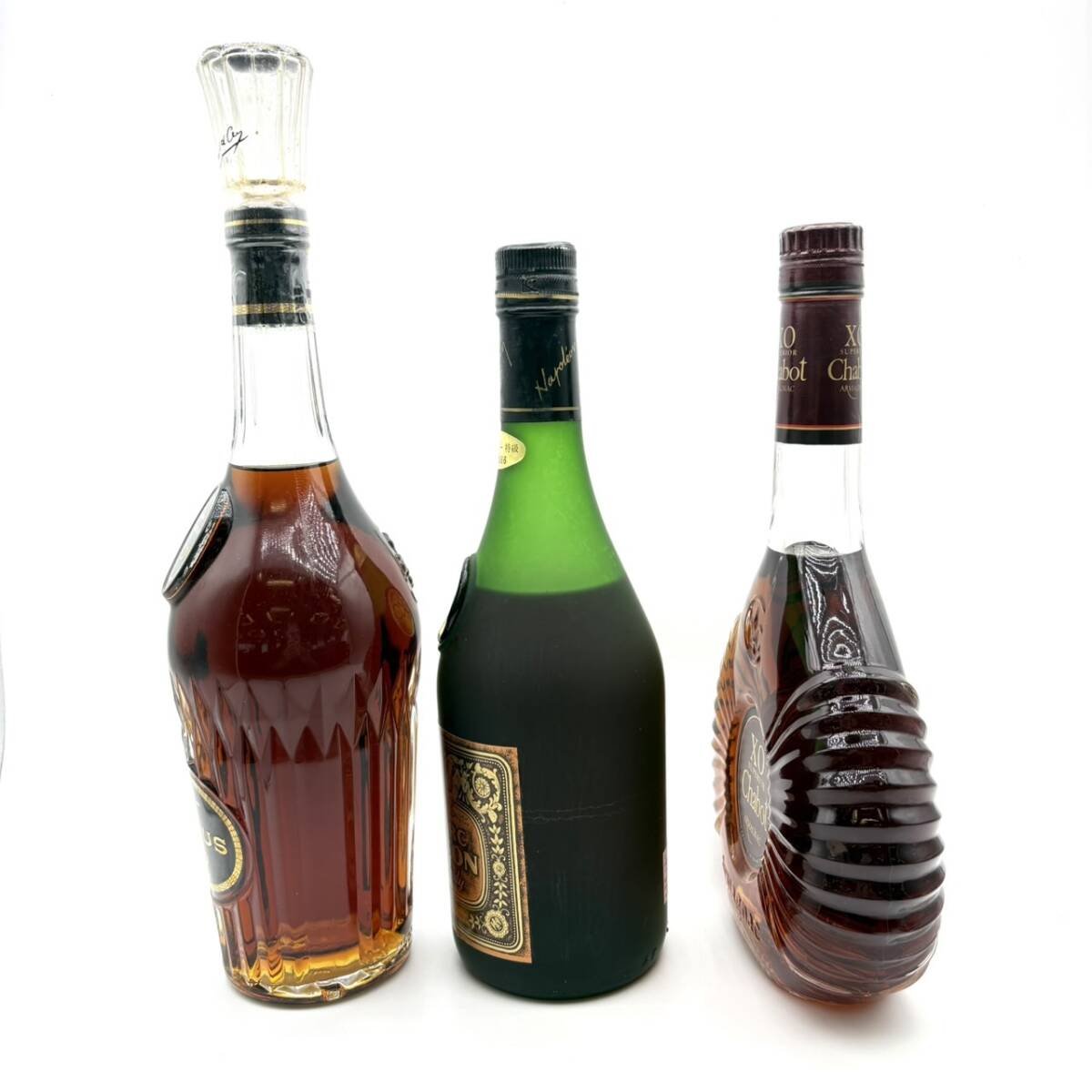 25仙/A011232-6/ST4000/Y121-606/ 酒3本まとめ　DROSSARC NAPOLEON/CAMUS XO/XO SUPERIOR Chabot/コニャックブランデー 箱付き_画像3