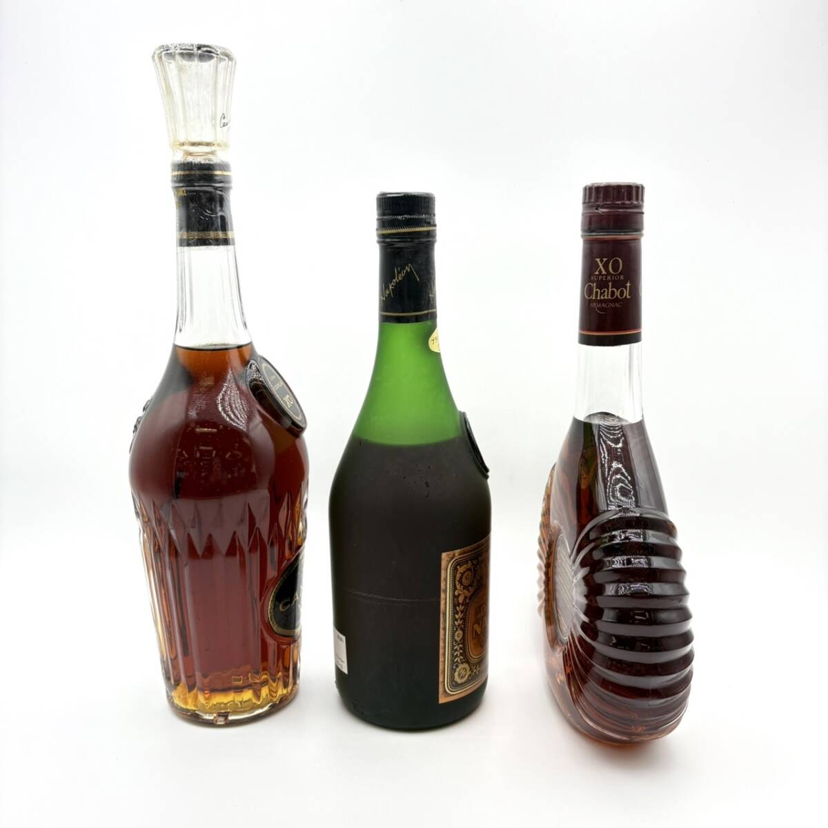 25仙/A011232-6/ST4000/Y121-606/ 酒3本まとめ　DROSSARC NAPOLEON/CAMUS XO/XO SUPERIOR Chabot/コニャックブランデー 箱付き_画像5