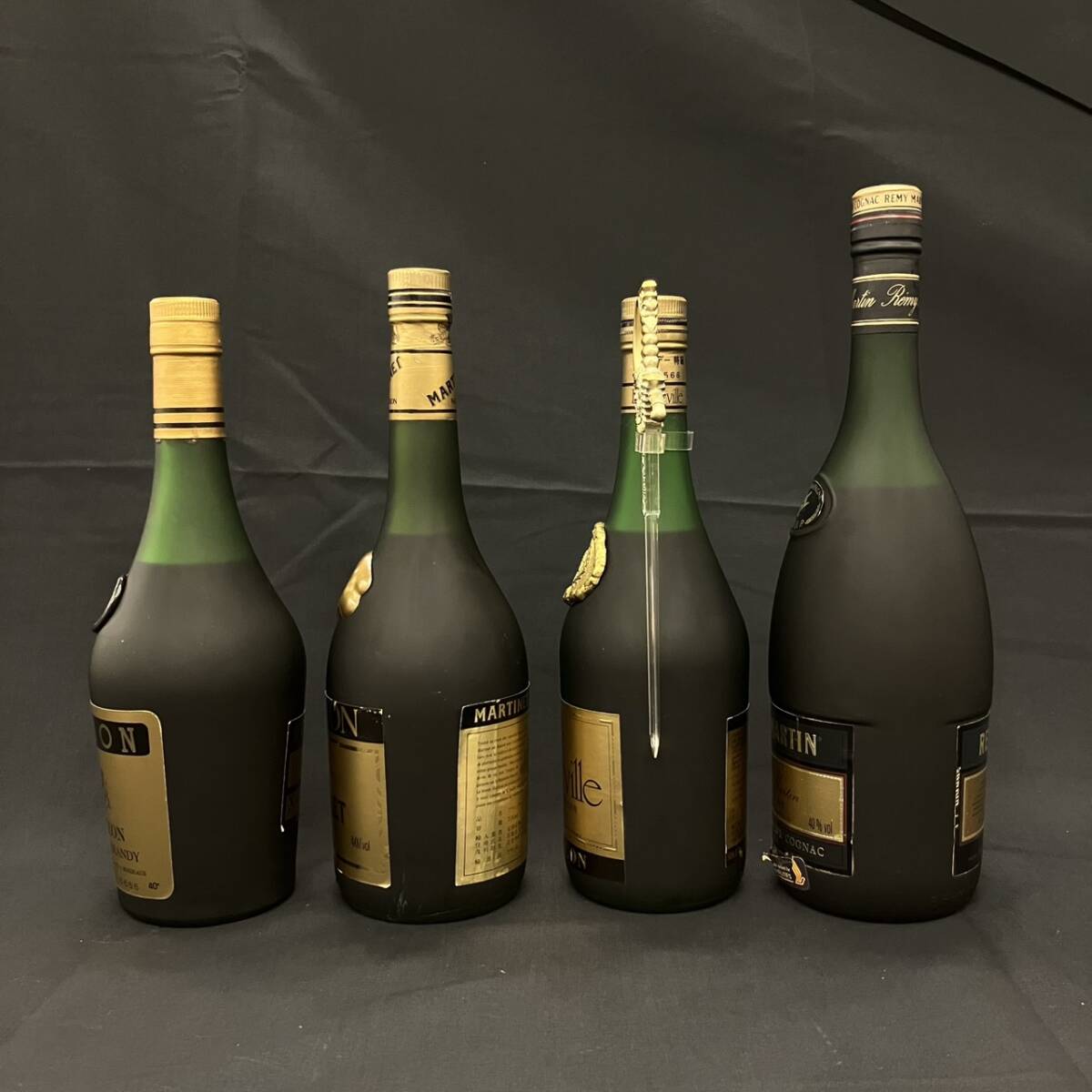 25名/A043139-6/AM3000/G121-113/ 酒4本まとめ HOBSO NAPOLEON PURE GRAPE BRANDY/MARTINET NAPOLEON FRENCH BRANDY/他_画像2