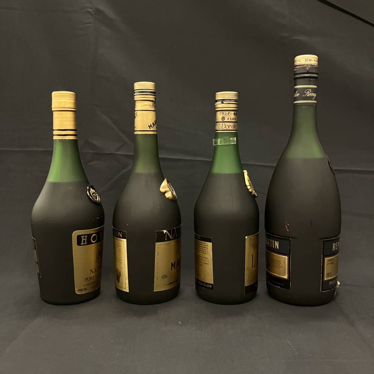 25名/A043139-6/AM3000/G121-113/ 酒4本まとめ HOBSO NAPOLEON PURE GRAPE BRANDY/MARTINET NAPOLEON FRENCH BRANDY/他_画像4