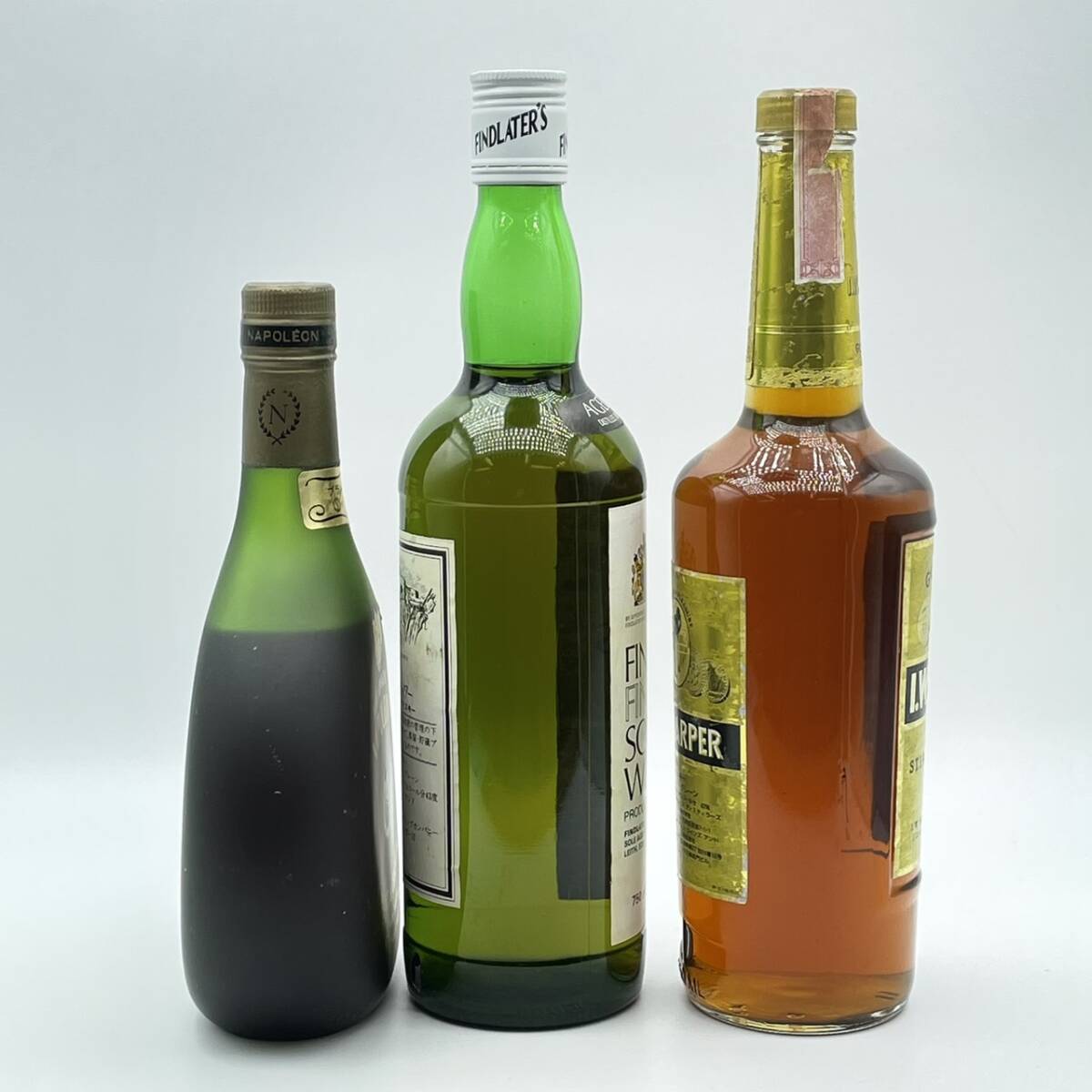 25柏/A030620-1/IS3000/K121-402/ 酒 3本まとめ NAPOLEON PRINCE de GRANLAC/FINDLATER’S FINEST SCOTCH WHISKY/I.W.HARPER_画像4