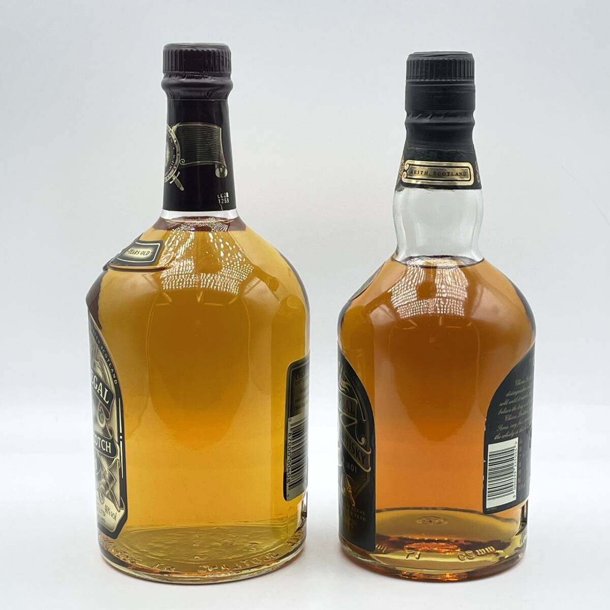 25名/A043139-4/AM4000/K121-404/ 酒2本まとめ CHIVAS REGAL 12年 箱付き/CHIVAS REGAL 18年 RARE OLD ※目減りあり_画像3