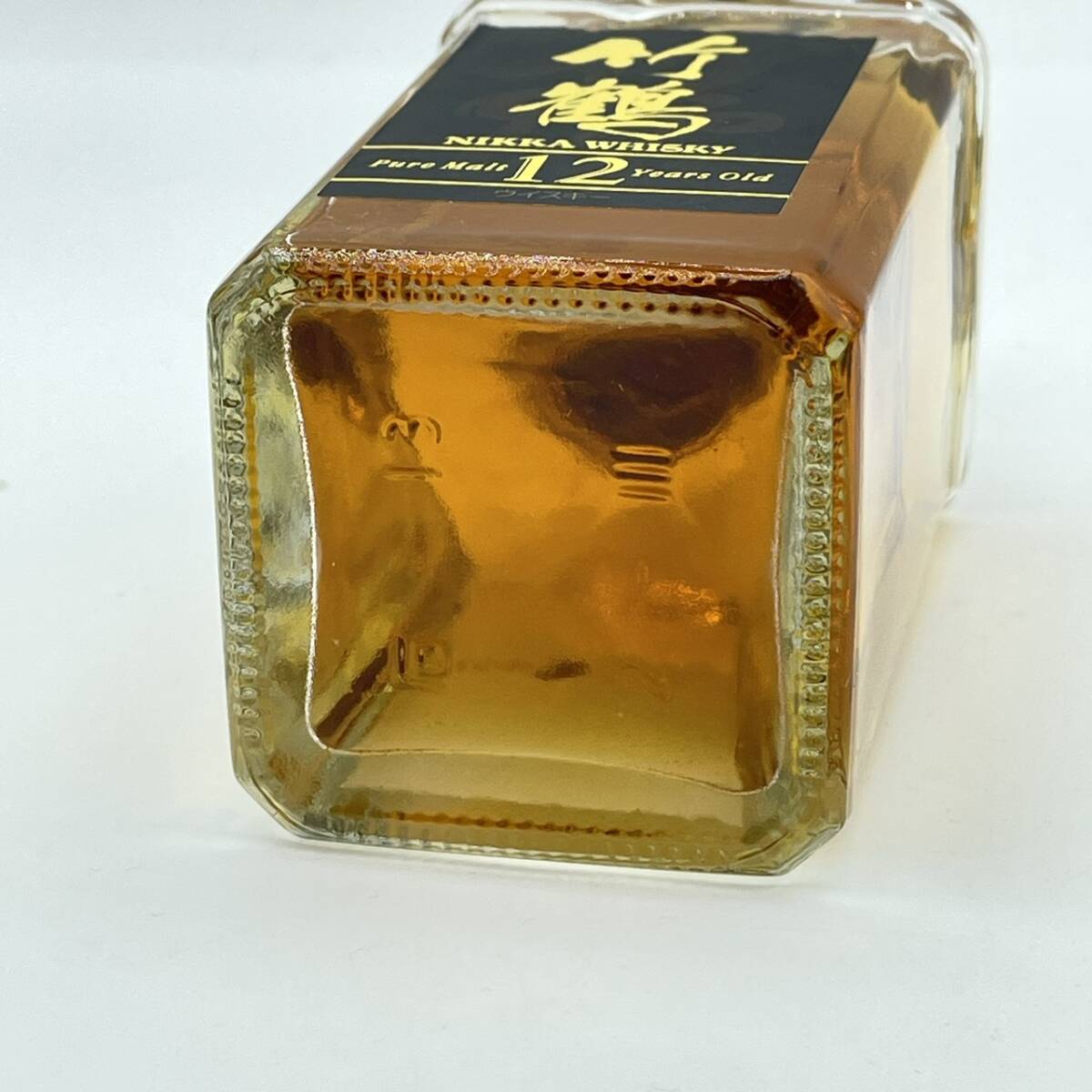 25広/B003359-1/YK4000/K121-415/【千葉県内のみ発送】酒 竹鶴 12年 Pure Malt ピュアモルト NIKKA WHISKY ミニボトル 40% 180ml_画像9