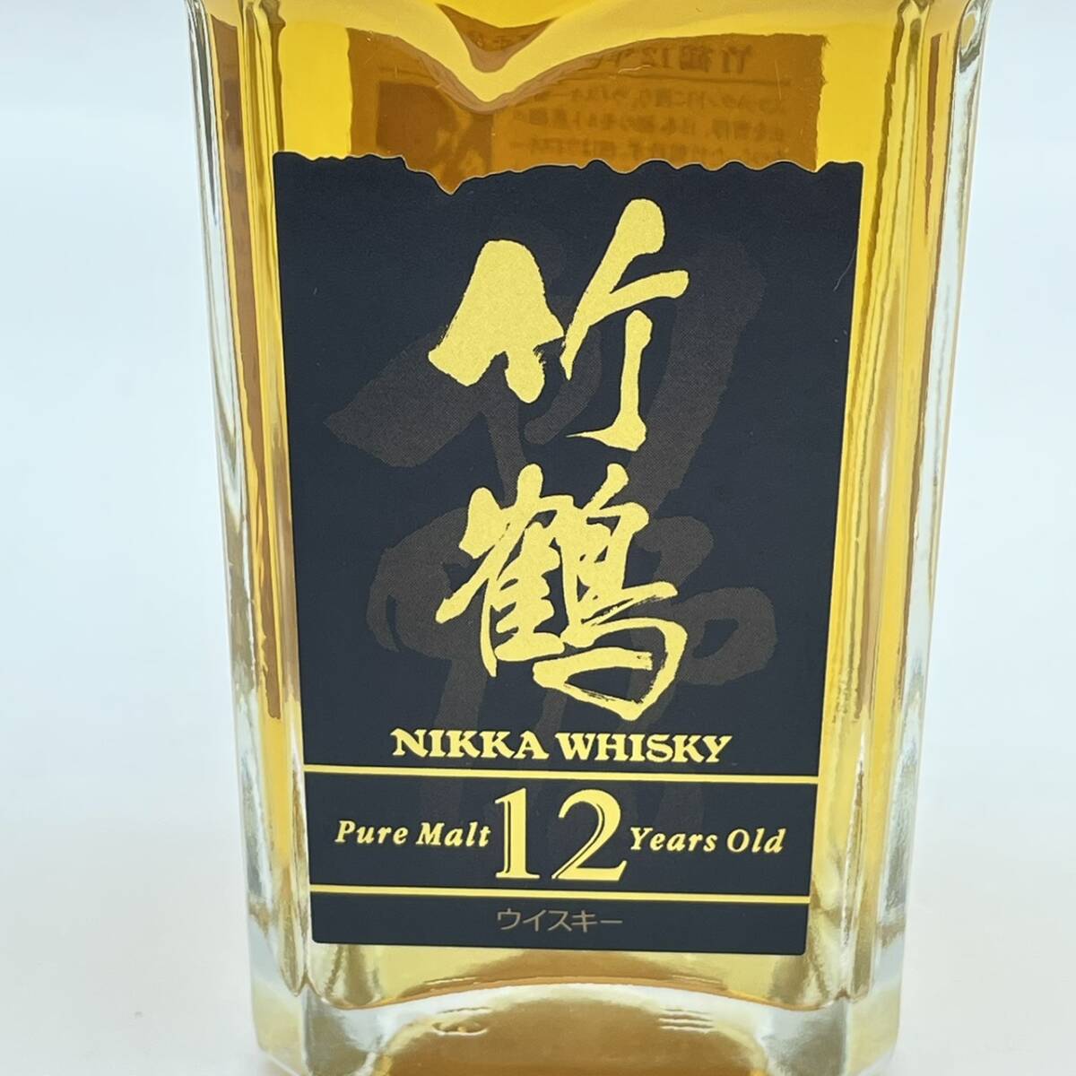 25広/B003359-1/YK4000/K121-415/【千葉県内のみ発送】酒 竹鶴 12年 Pure Malt ピュアモルト NIKKA WHISKY ミニボトル 40% 180ml_画像5