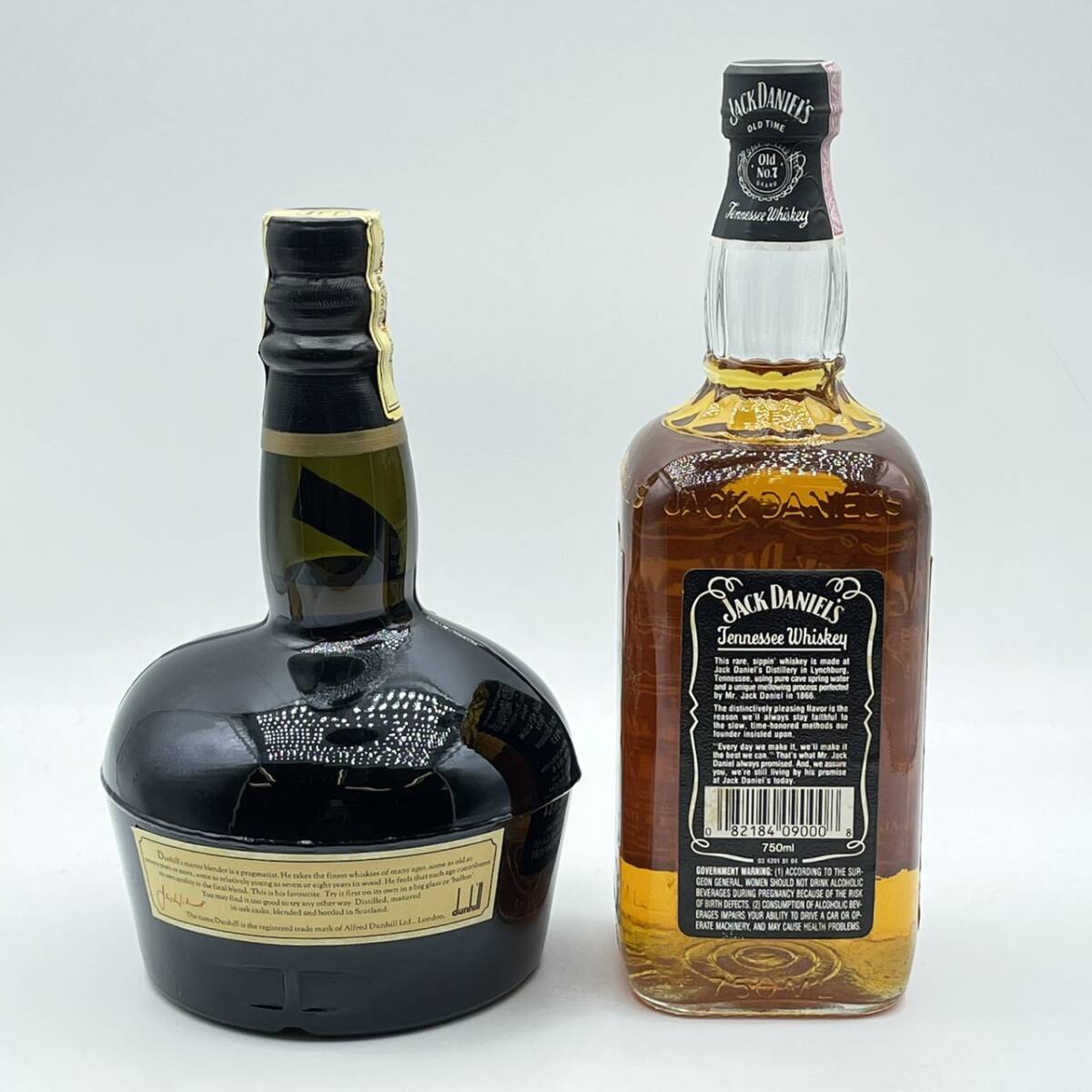 25名/A014352-1/TN3000/K121-416/ 酒2本まとめ dunhill OLD MASTER Finest Scotch Whisky/JACK DANIEL’S OLD TIME Old NO.7_画像3