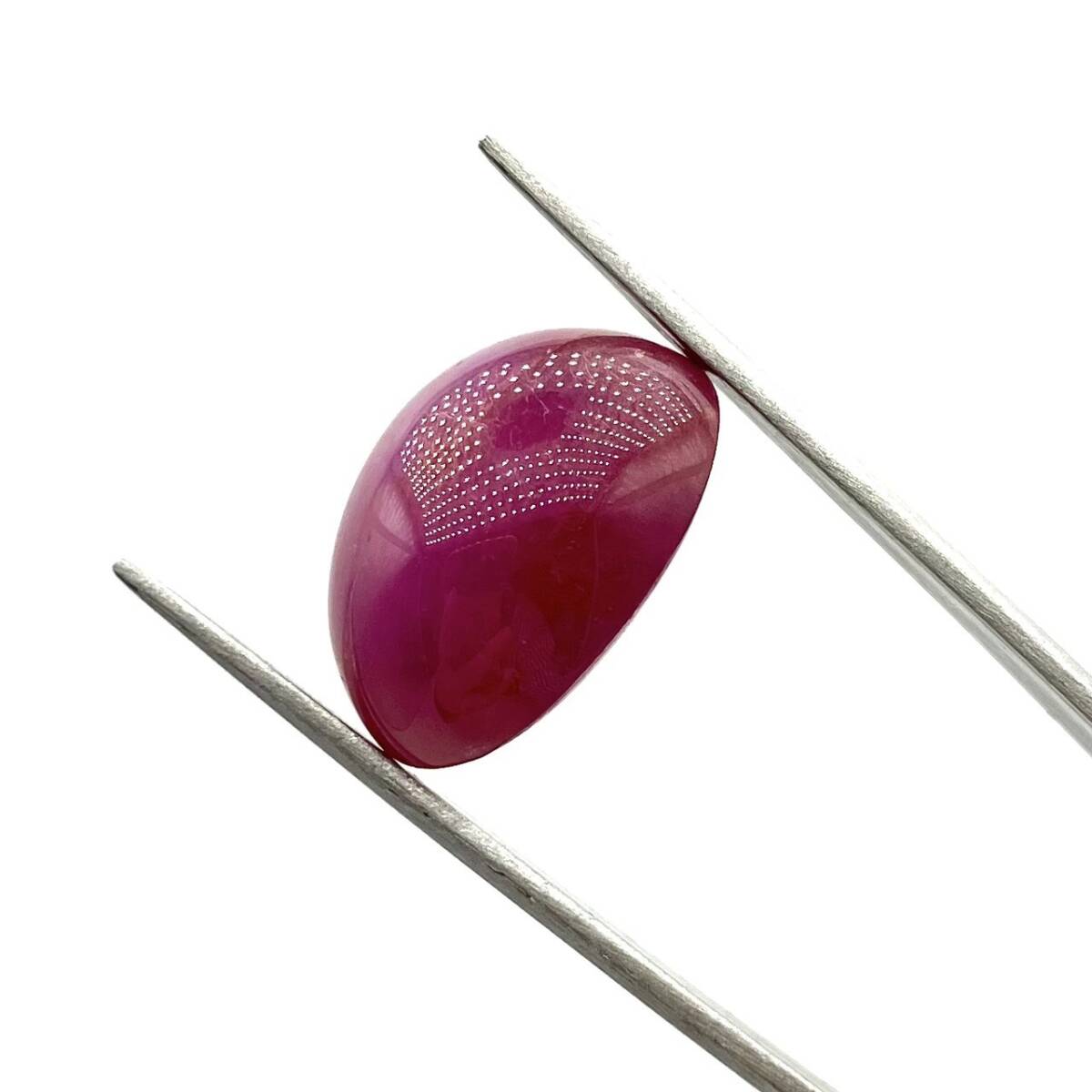 z/z/z/G121-143/ 天然スタールビー ルース 裸石 1粒 12.725ct 赤色 日宝協ソーティング付き _画像1