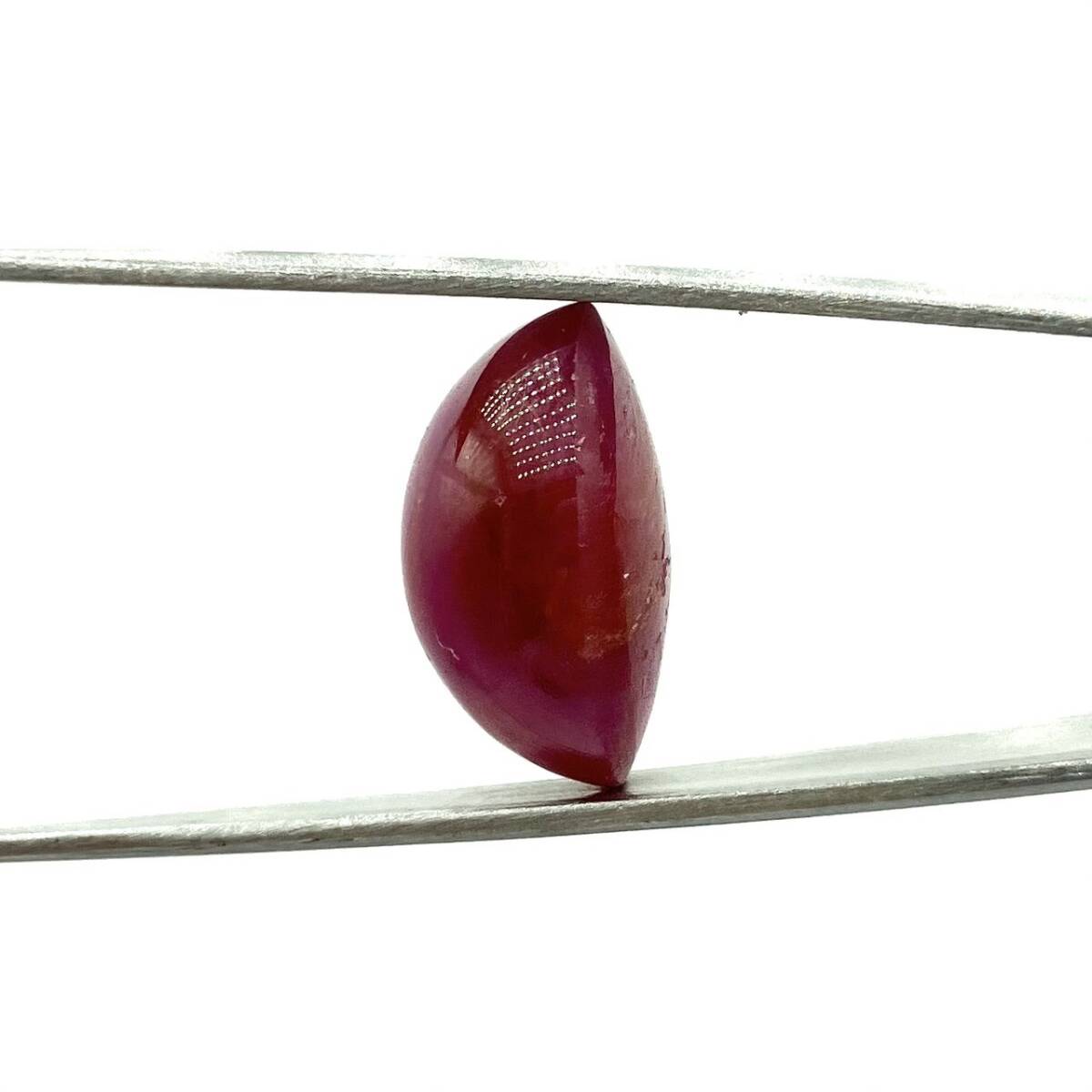 z/z/z/G121-143/ 天然スタールビー ルース 裸石 1粒 12.725ct 赤色 日宝協ソーティング付き _画像3