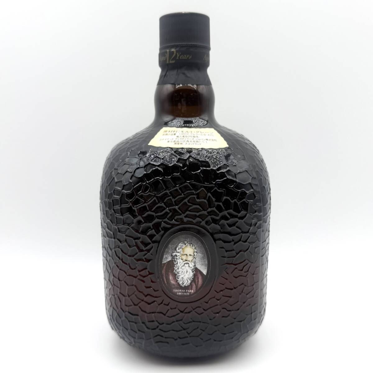25博/A009534-1/OT3000/J121-314/ 酒 Grand Old Parr Aged12Years ScotchWhisky 43% 1000ml 箱付き_画像4