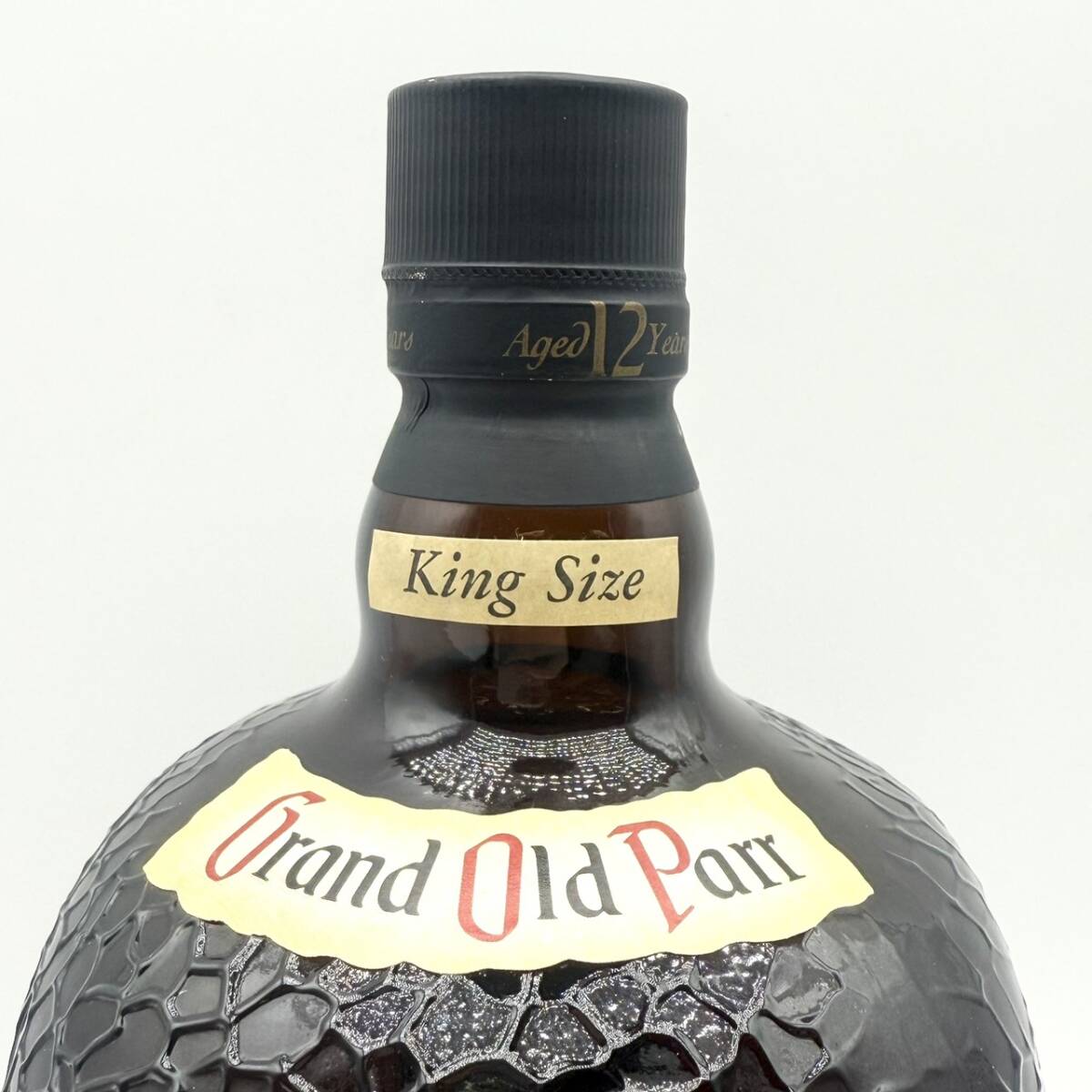 25博/A009534-1/OT3000/J121-314/ 酒 Grand Old Parr Aged12Years ScotchWhisky 43% 1000ml 箱付き_画像6