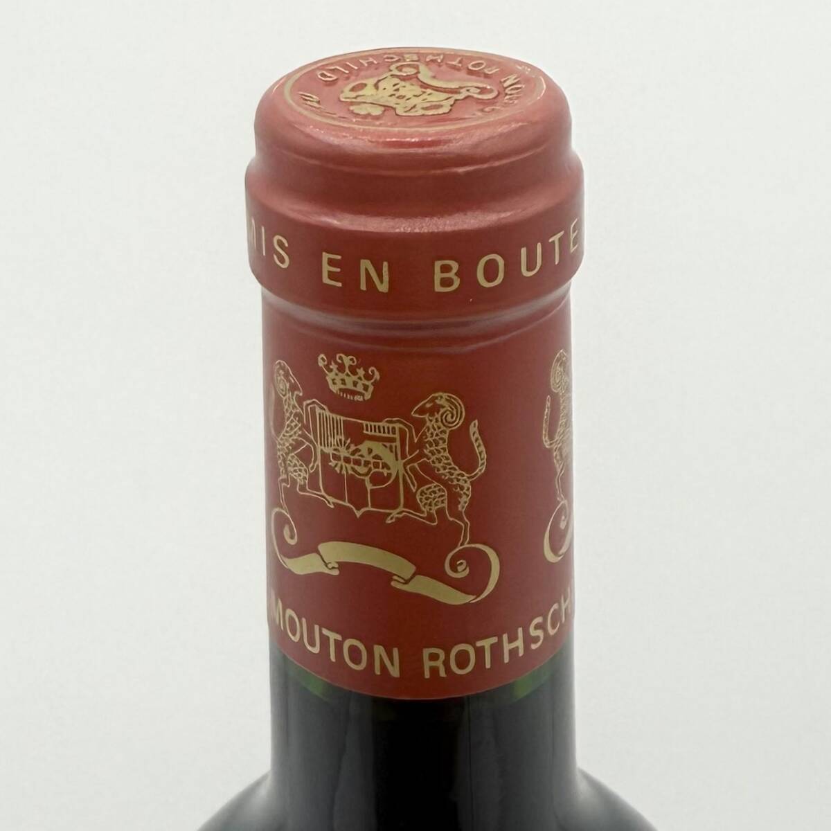 25博/A009538-1/OT20000/J121-318/ 酒　 果実酒　Chateau Mouton Rothschild 1998 シャトームートン　赤12.5% 750ml _画像8