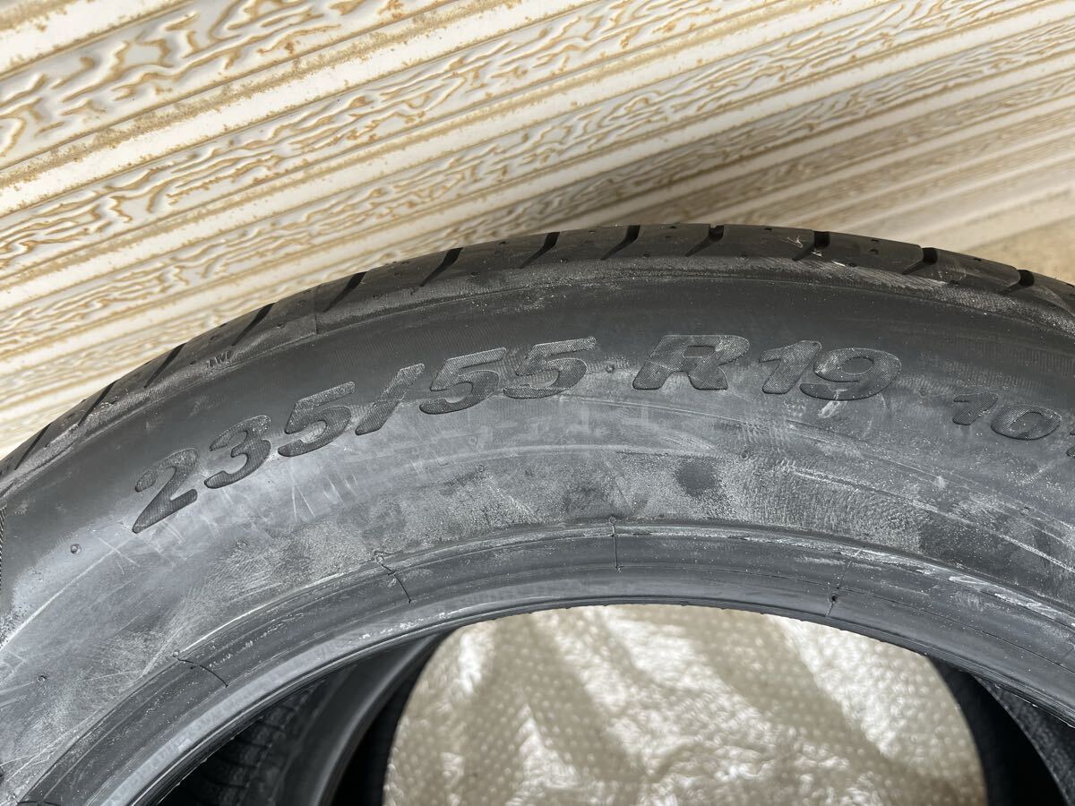 235/55R19 101Y ポルシェ(N1)承認 ピレリ P ZERO Pゼロ 2本セット 沖縄や離島以外は送料込みで_画像4