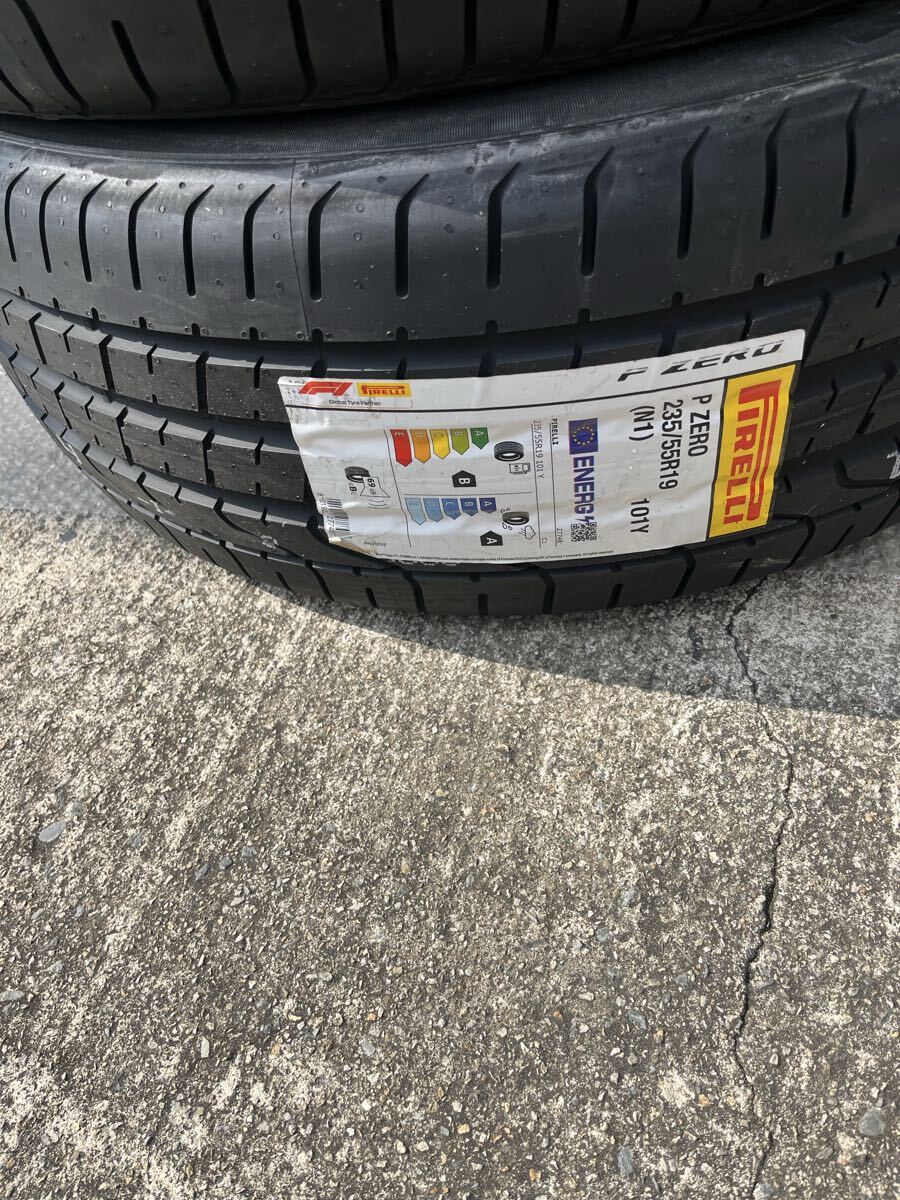 235/55R19 101Y ポルシェ(N1)承認 ピレリ P ZERO Pゼロ 2本セット 沖縄や離島以外は送料込みで_画像6