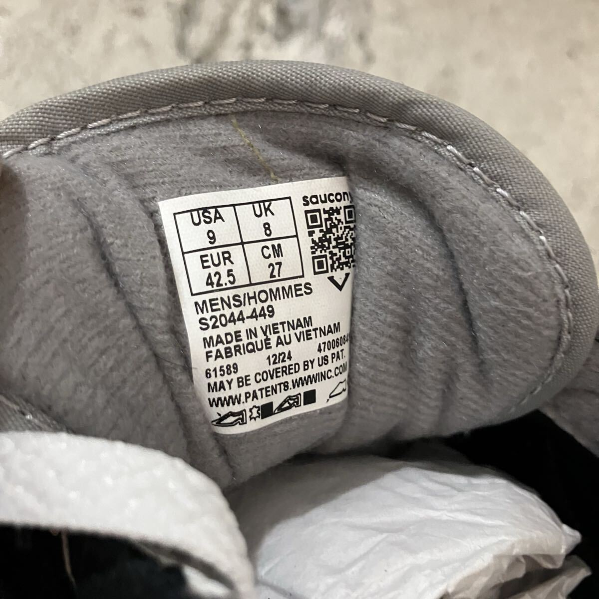 美品 Saucony JAZZ ORIGINAL サッカニー ジャズ スニーカー サイズ27cm 併7525_画像6