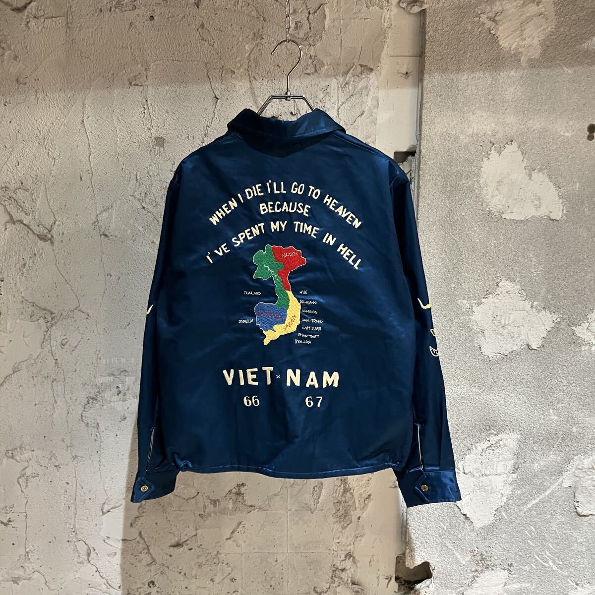 TAILOR TOYO TT15798 Mid 1960s Style Satin Vietnam Jacket ベトジャン サイズS 併7733 テーラー東洋_画像1