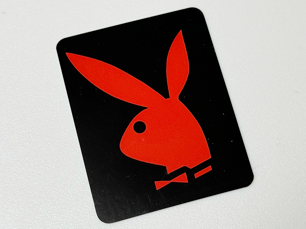 プレイボーイ 小 黒/赤 ステッカー / 当時 Z1 z2_画像2