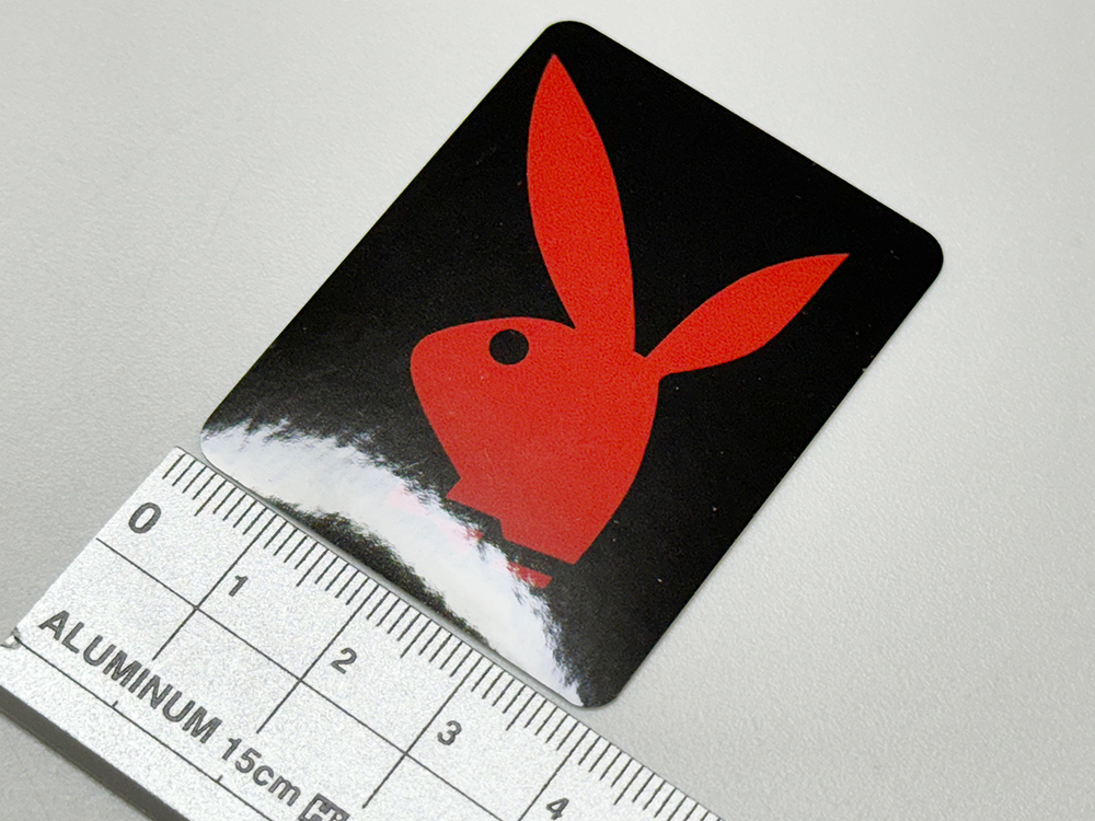 プレイボーイ 小 黒/赤 ステッカー / 当時 Z1 z2_画像3