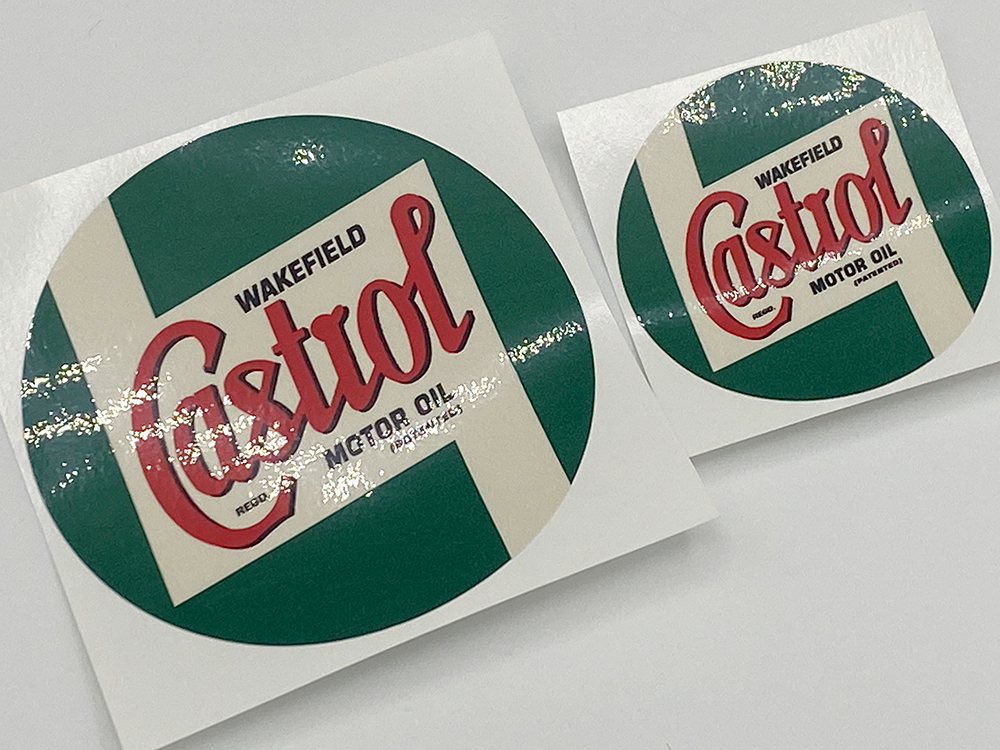 カストロール 小 ステッカー / 当時 Z1 Z2 X400FX CBX400F_画像1