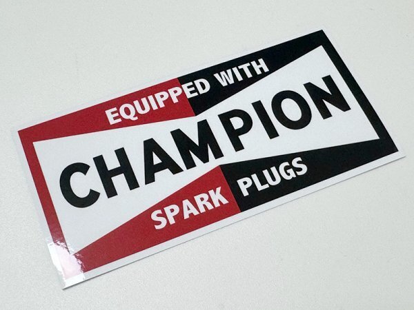 チャンピオン ステッカー / ハイクオリティ CHAMPION プラグ 当時 グラチャン ハコスカ ケンメリ_画像2