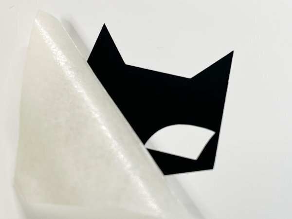 マーシャル ステッカー　黒 / カッティング 猫マーク_画像2