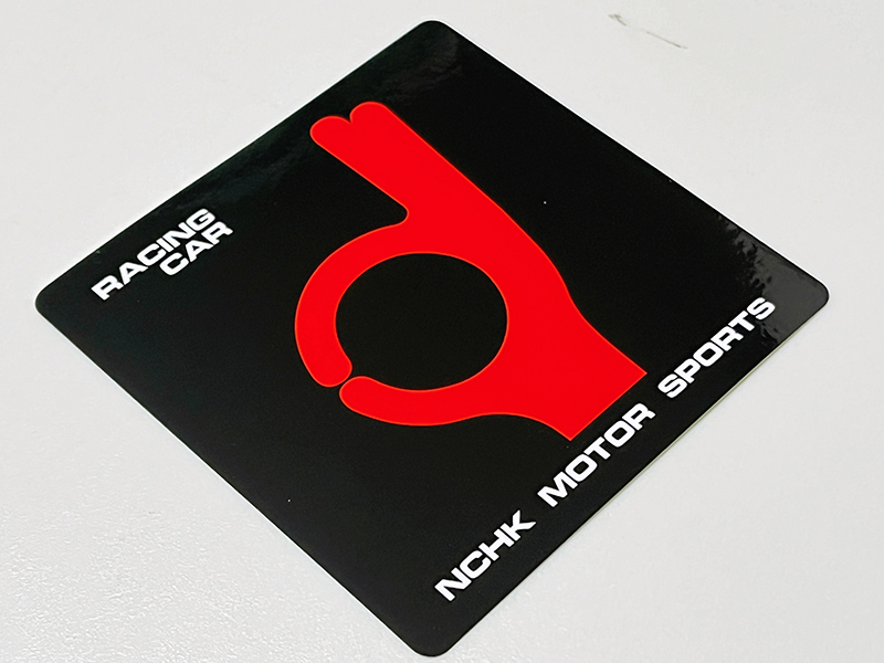 オカモト OK NCHK ステッカー 小2枚組 / NCHK MOTER SPORTS OKAMOTO 高橋国光 GT-R ハコスカ グラチャン 未使用_画像3