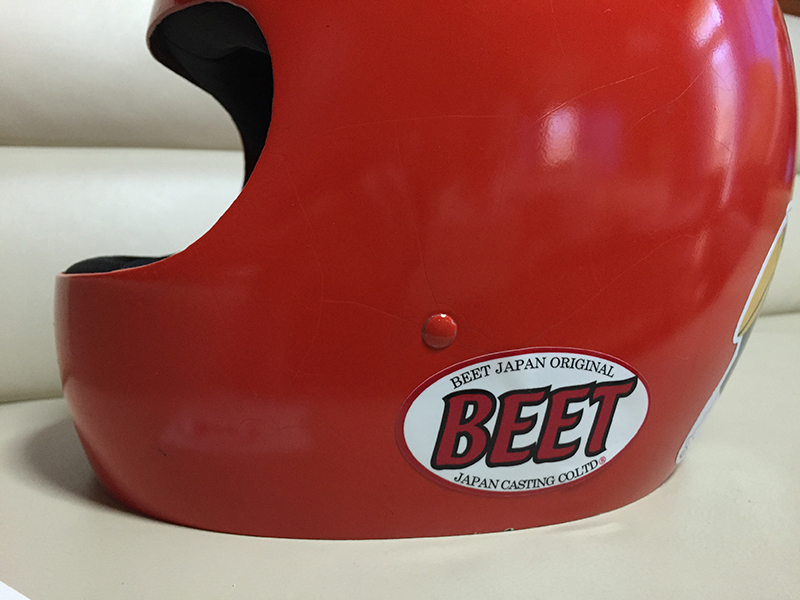 BEET 楕円小 黒フチ文字 ステッカー / 当時 OK Z1 Z2_画像1