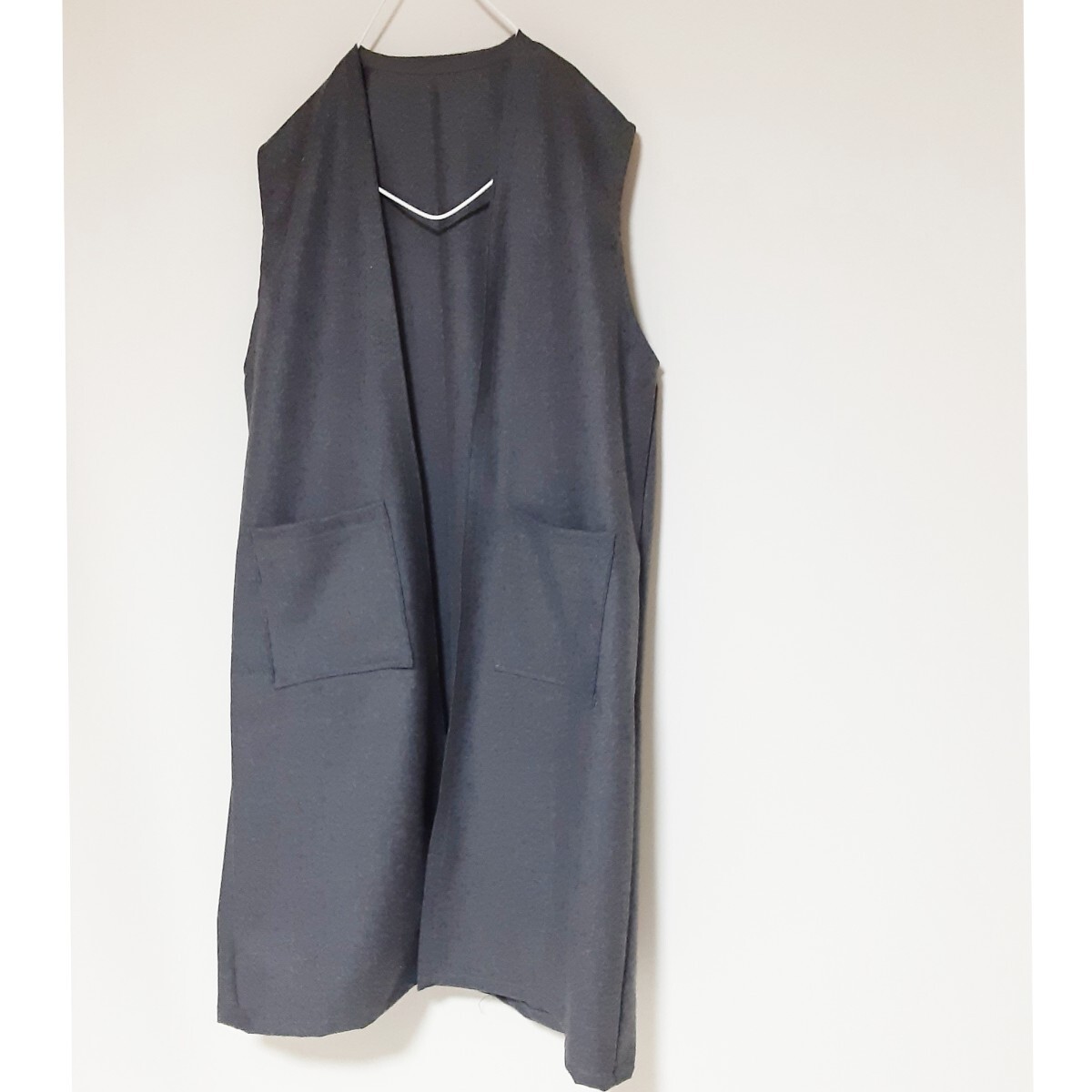 handmade 　シンプル　ロングジレ_画像2