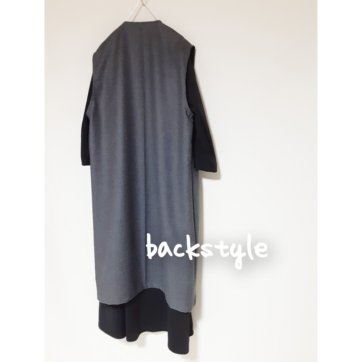 handmade 　シンプル　ロングジレ_画像6