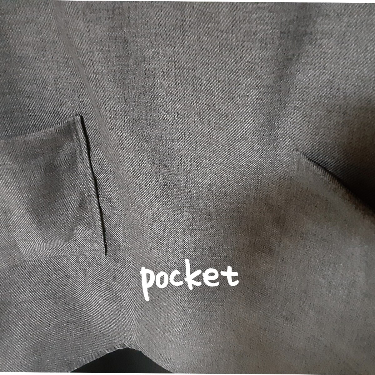 handmade 大きいsize　シンプル　チュニックベスト_画像4