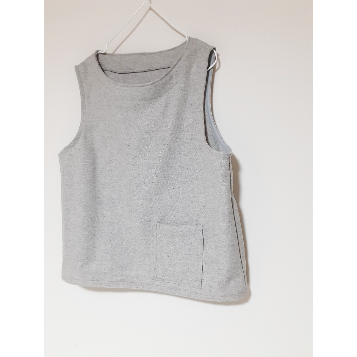 handmade 　シンプル　ベスト_画像2