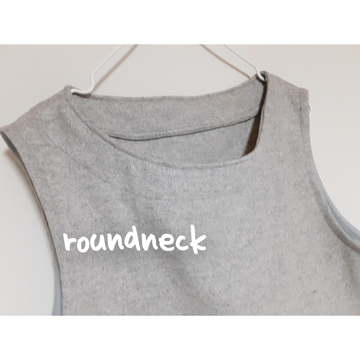 handmade 　シンプル　ベスト_画像3