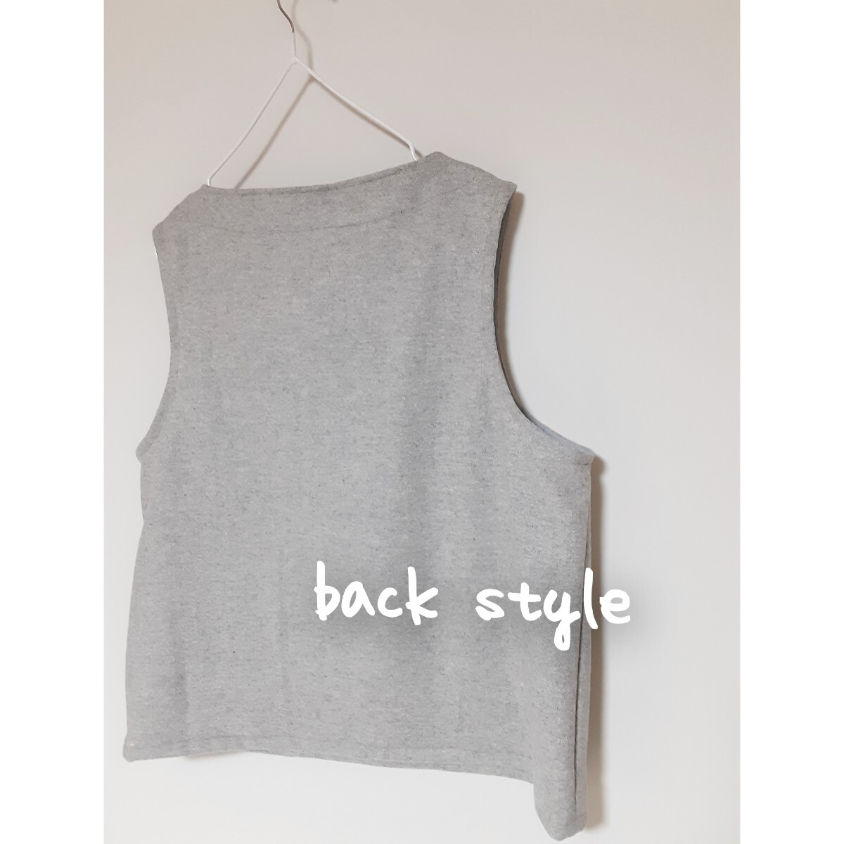 handmade 　シンプル　ベスト_画像7