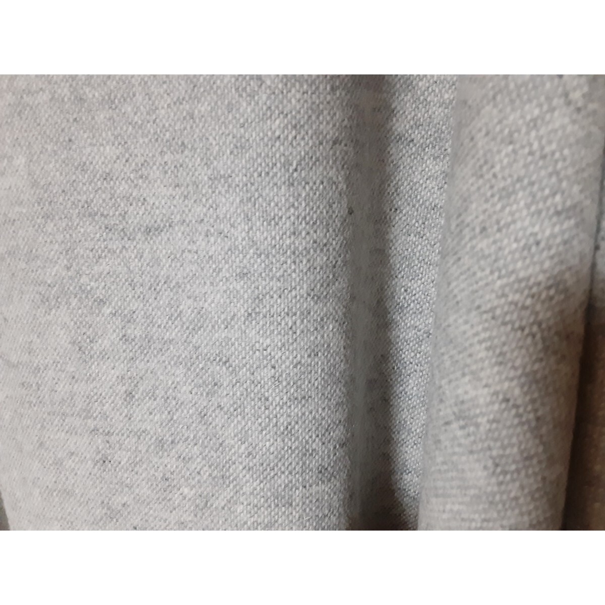 ハンドメイド　大きいsize　シンプル　Aラインワンピース　ライトグレー_画像7