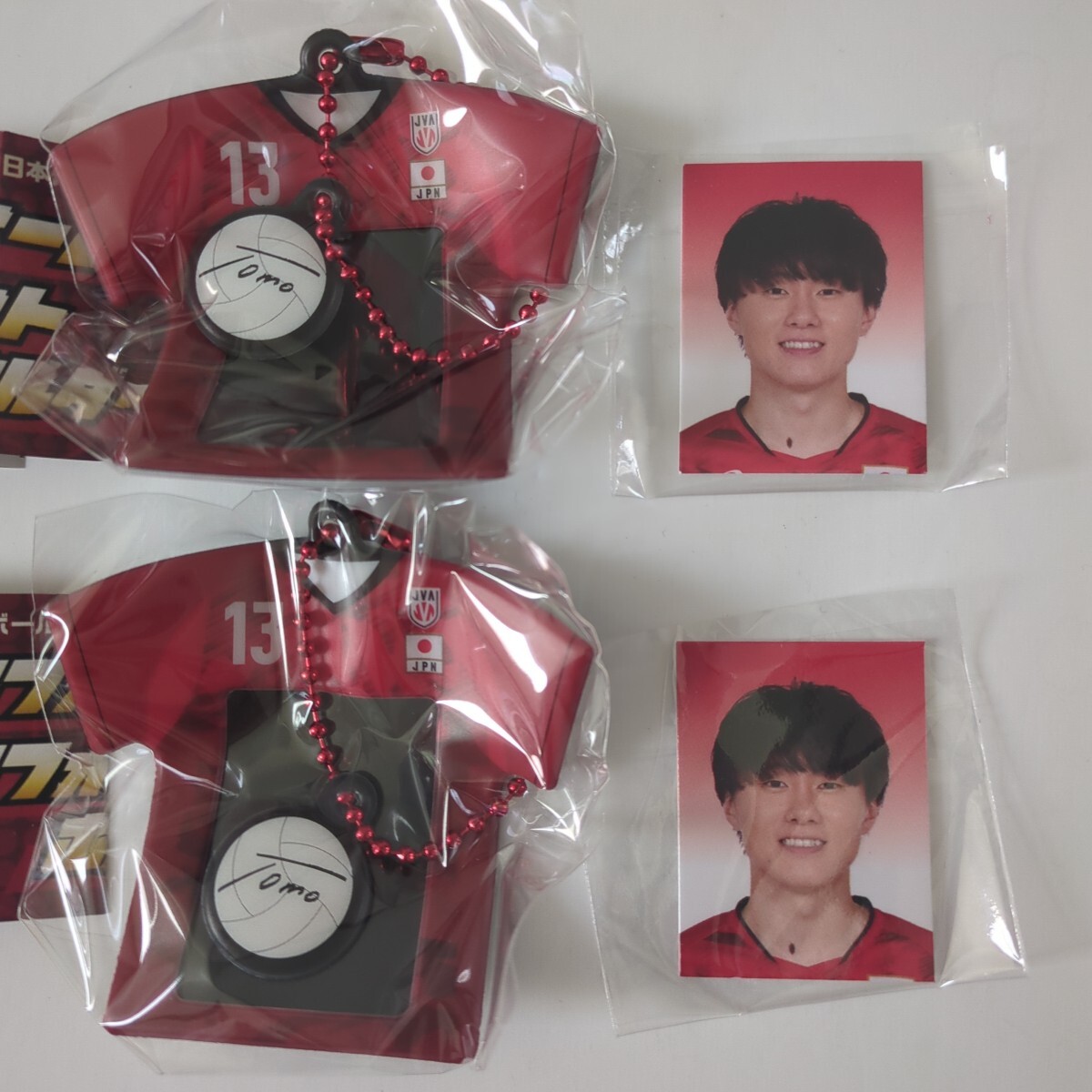 バレーボール男子日本代表 小川智大　ユニフォームミニフォトホルダー　めじるしチャーム　送料無料_画像2