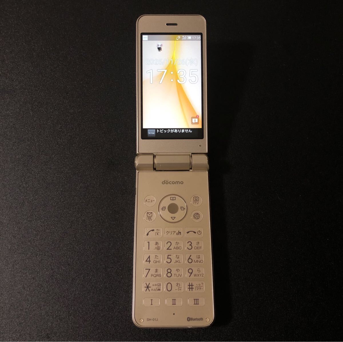 docomo SHARP ガラケー SH-01J 管理38_画像1