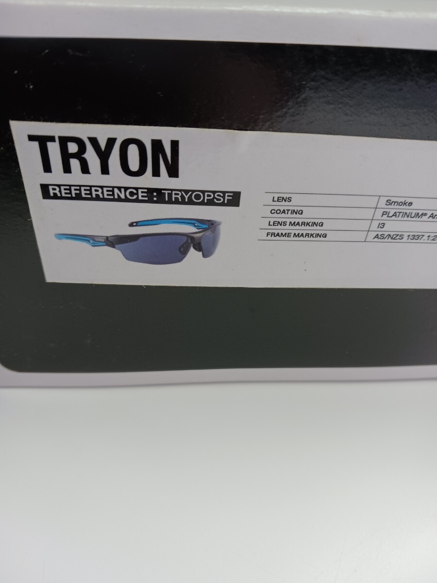 bolle SAFTY 保護めがね　メガネ　スモーク　ブルー　#2_画像4