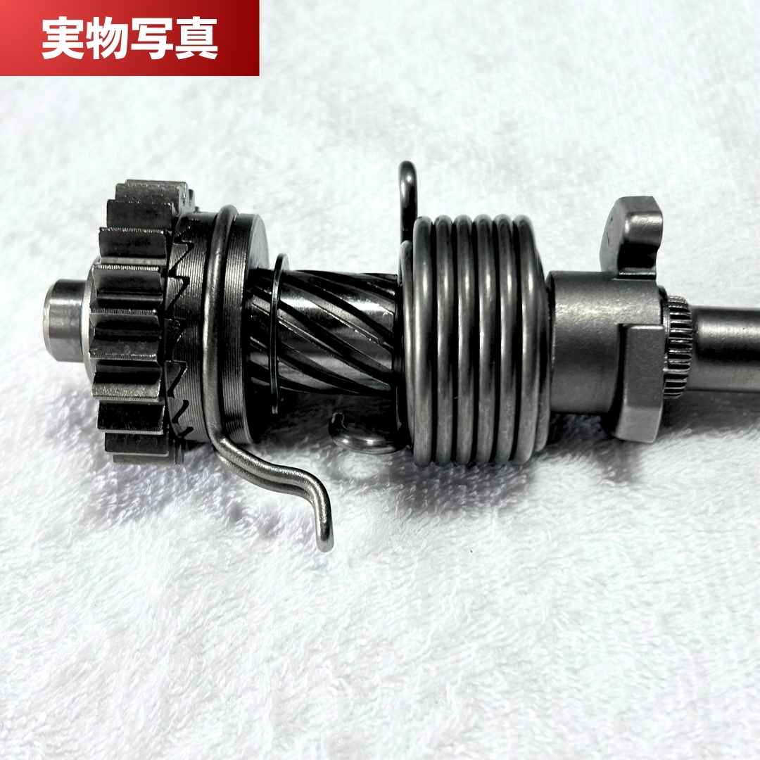 キックスピンドル 22T ホンダ HONDA カブ モンキー クロスミッション 100EX スターター ラチェットガイドプレート 不要 22丁 社外品 互換_画像6