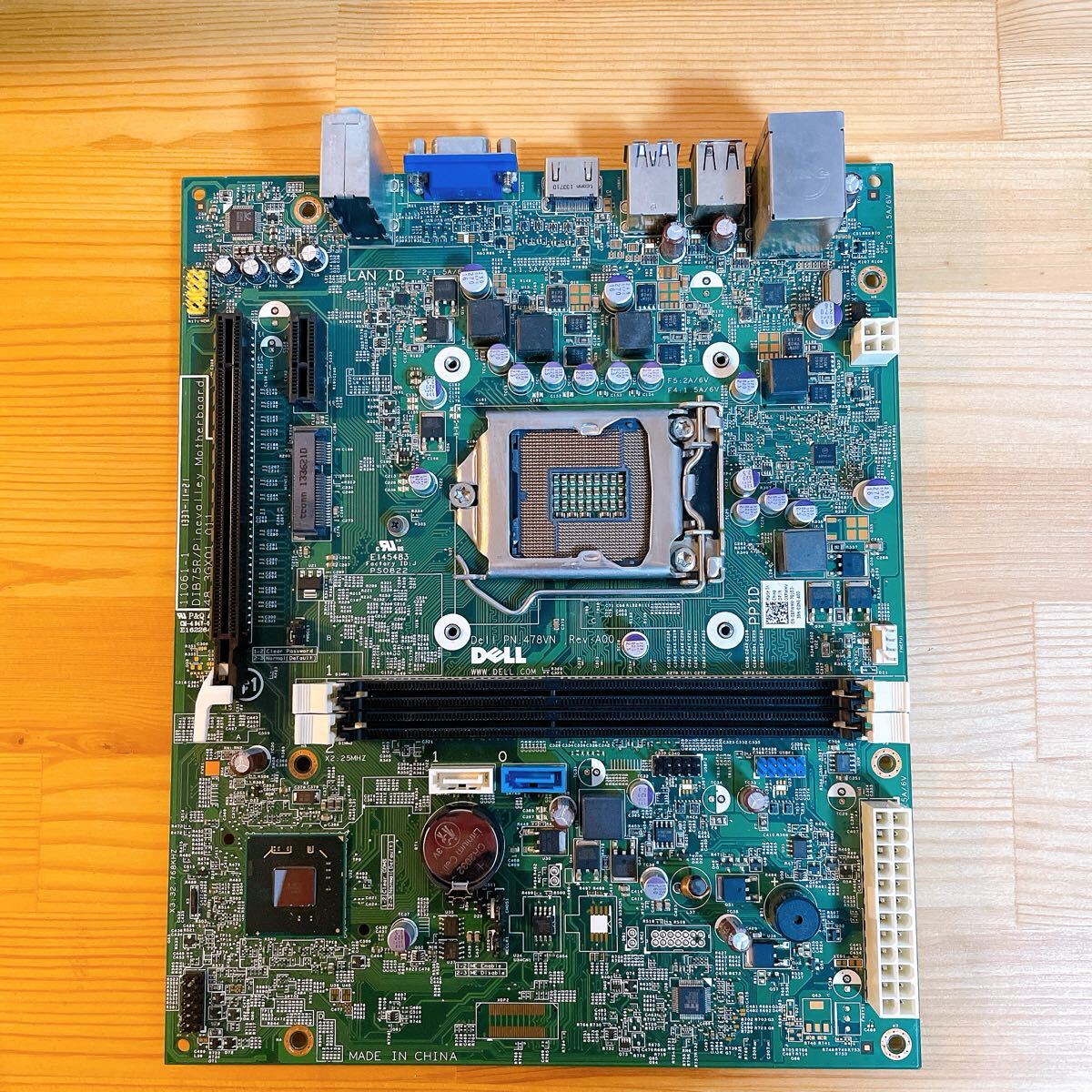 【動作品セット】 Dell Vostro 270s マザーボード J78VN + i5-3470 + 電源 220W + 純正クーラー IOパネル付属 デスクトップPC_画像2