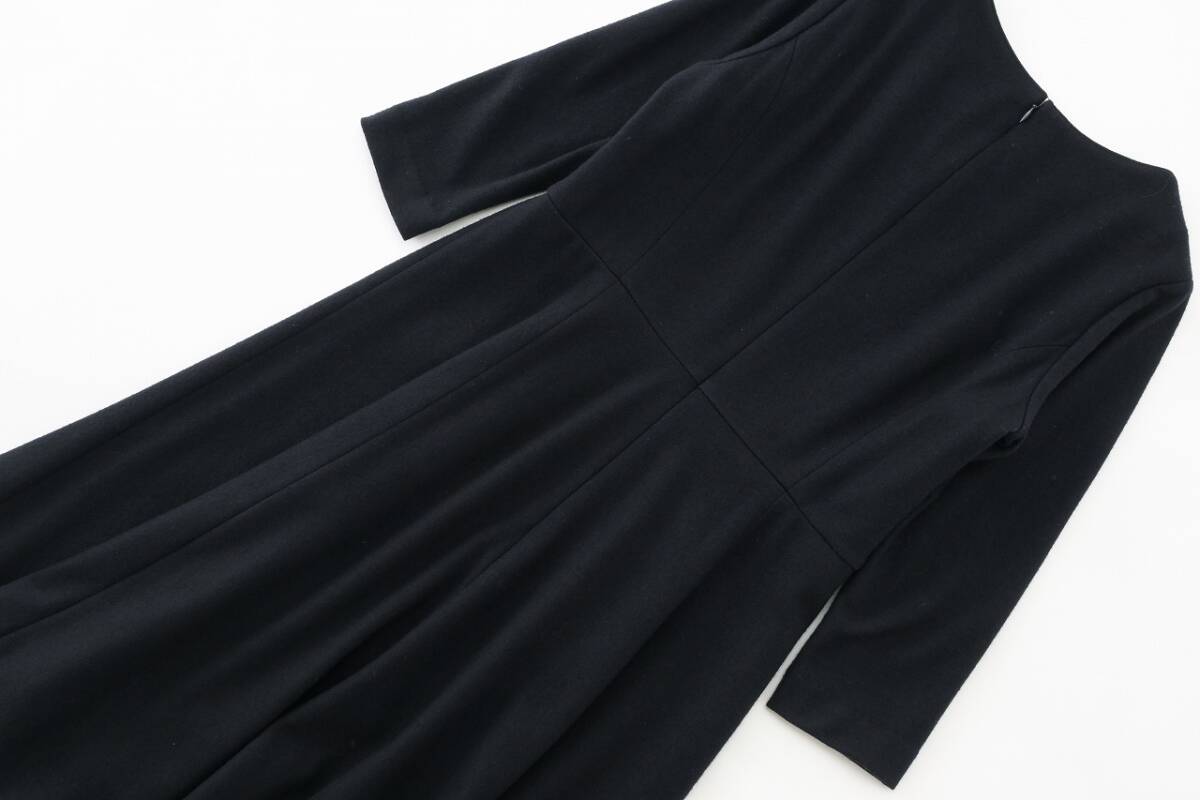 美品★素敵933★レステラ★38size/9号★ワンピース紺E049_画像6