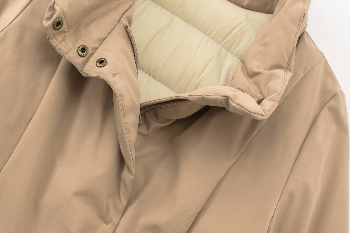 美品★ジャンニロジュディチェ6万★36size/7号★ダウンコートG017_画像3