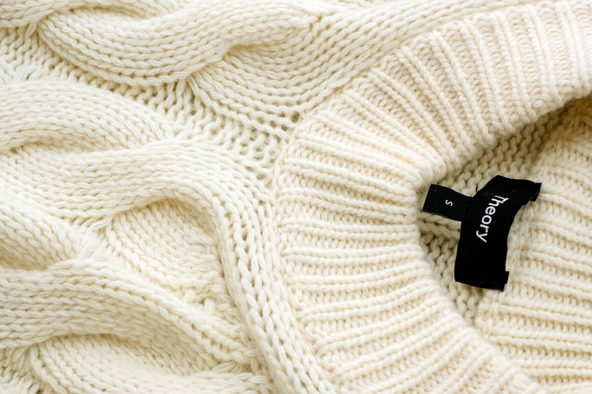 美品★セオリーtheory★Ssize/9号★ニットG056_画像6