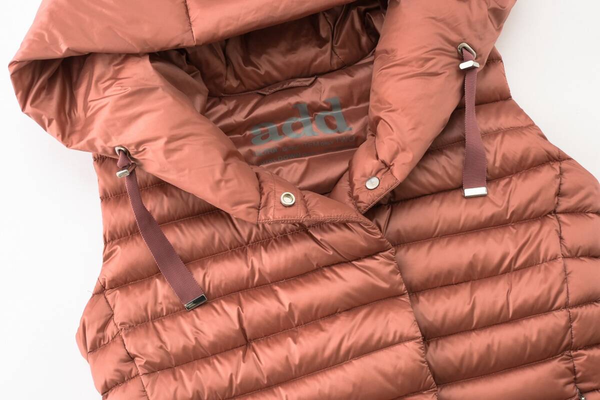 美品★素敵961★アッドadd★US2size/9号★ダウンベストG040_画像5