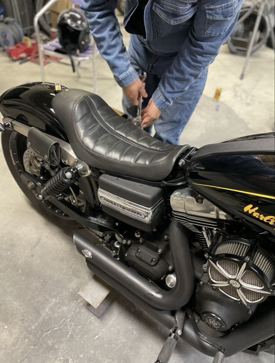 RSD Enzo ソロシート Roland Sands Design ダイナ 2006〜2017 FXDB FXD FXDL_画像8