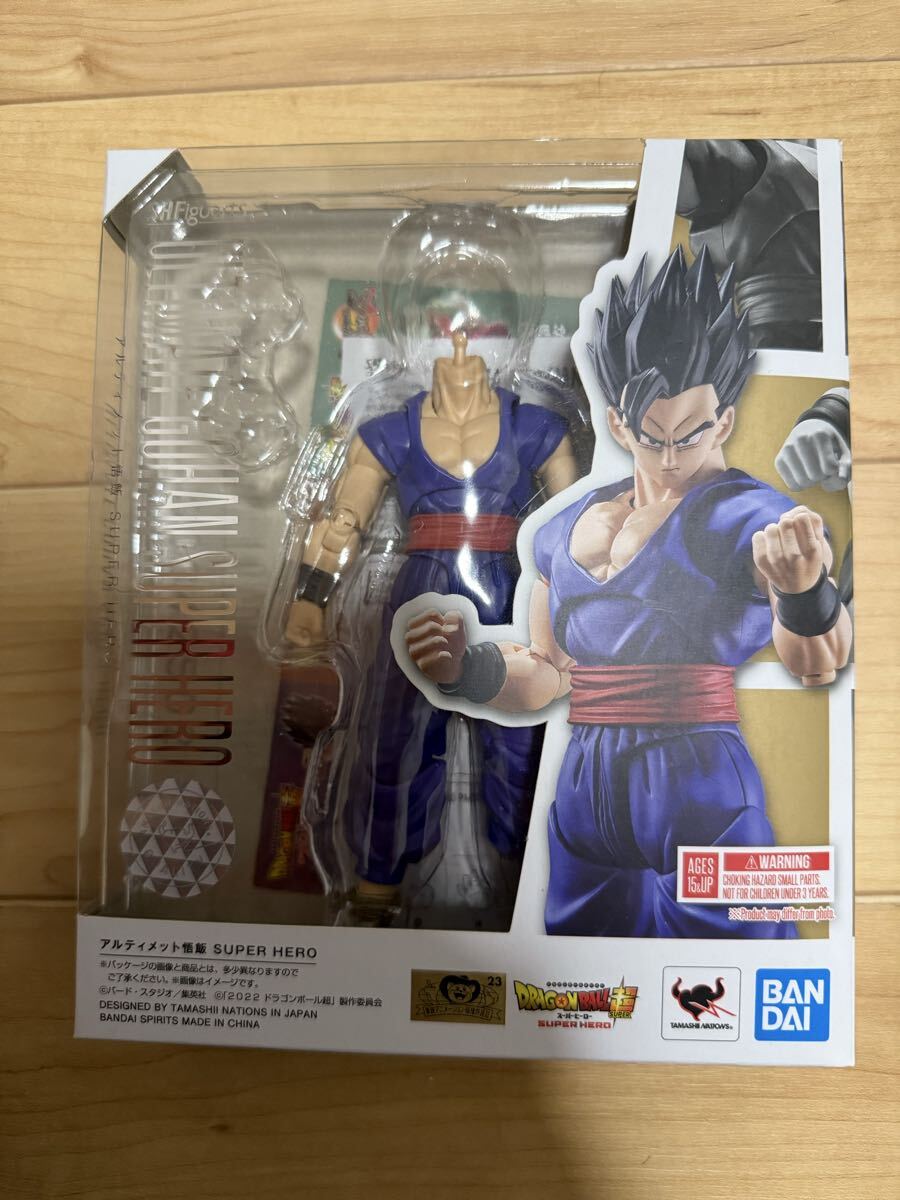 S.H.フィギュアーツ アルティメット悟飯 孫悟飯 SUPER HERO ドラゴンボール超 フィギュア S.H.Figuarts_画像1