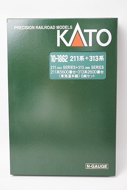 KATO カトー Nゲージ 211系5600番台+313系2600番台 東海道本線 6両セット 10-1862_画像1