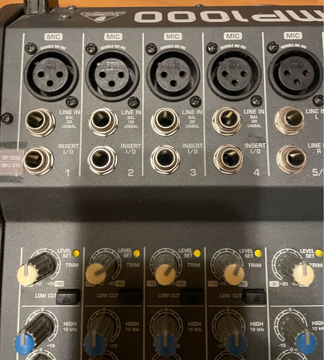 Behringer EUROPOWER PMP1000 パワードミキサー_画像4