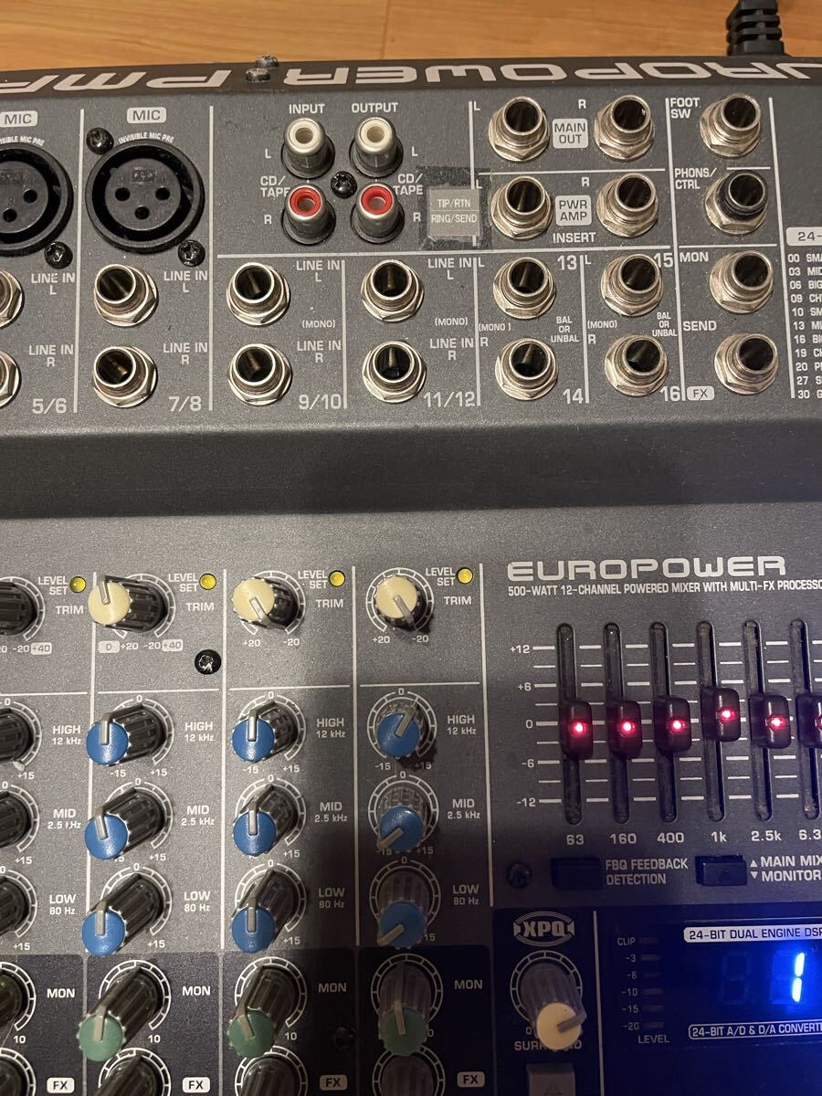 Behringer EUROPOWER PMP1000 パワードミキサー_画像5